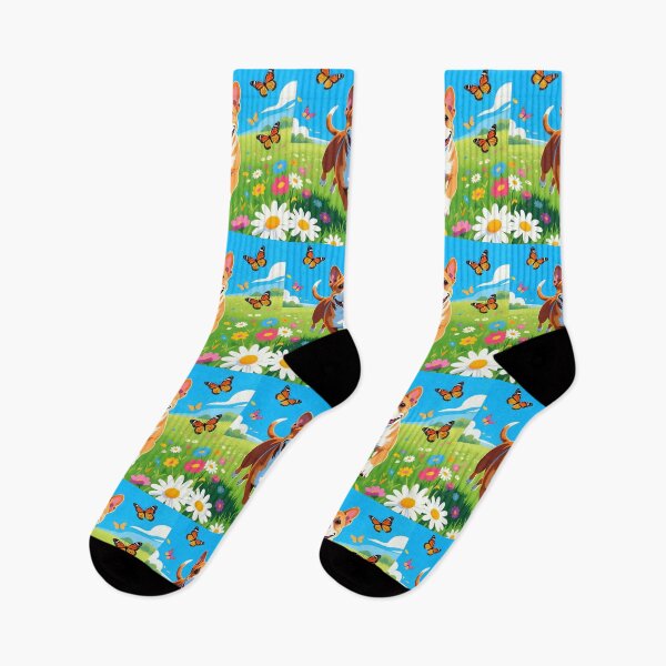 Item preview, A dog playing in a field  designed and sold by Nomad-Maynard.