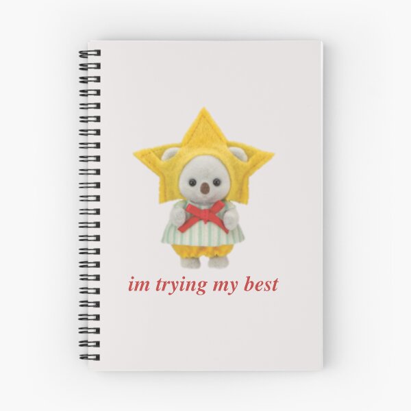 Item preview, Trying my best calico critter star ✨ designed and sold by unequivocallyso.