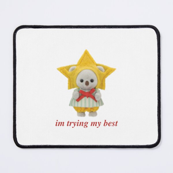 Item preview, Trying my best calico critter star ✨ designed and sold by unequivocallyso.