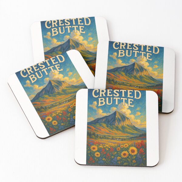 Item preview, Crested Butte Colorado Wildflower Meadow with Mountain Peak designed and sold by Places On Earth.