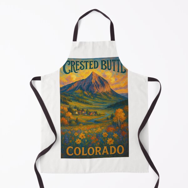 Item preview, Crested Butte Colorado Wildflower Valley with Mount Crested Butte designed and sold by Places On Earth.