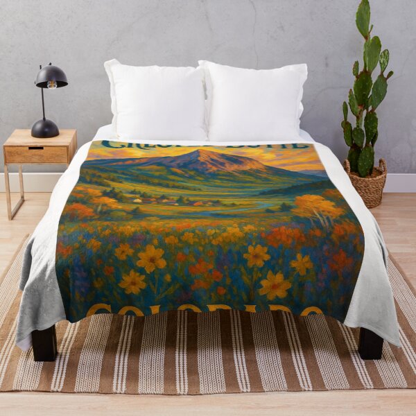 Item preview, Crested Butte Colorado Wildflower Valley with Mount Crested Butte designed and sold by Places On Earth.