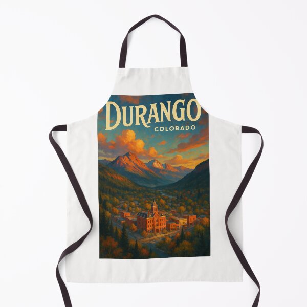 Item preview, Durango Colorado Historic Building with Sunset Over the San Juan Mountains designed and sold by Places On Earth.