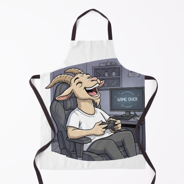 Item preview, Good Game Goat Gamer designed and sold by LoganDzign.