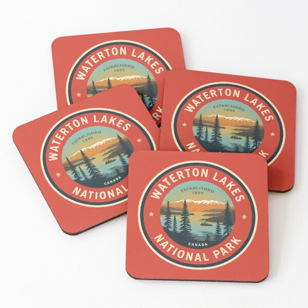 Item preview, Waterton Lakes National Park - Canada  designed and sold by GoodOldVintage.