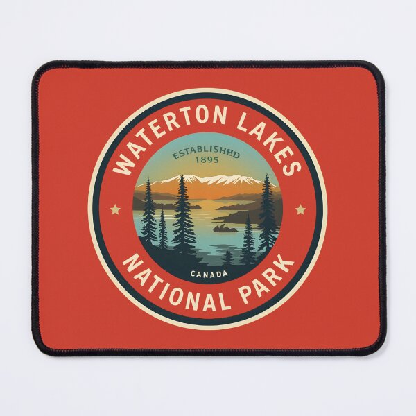 Item preview, Waterton Lakes National Park - Canada designed and sold by GoodOldVintage.