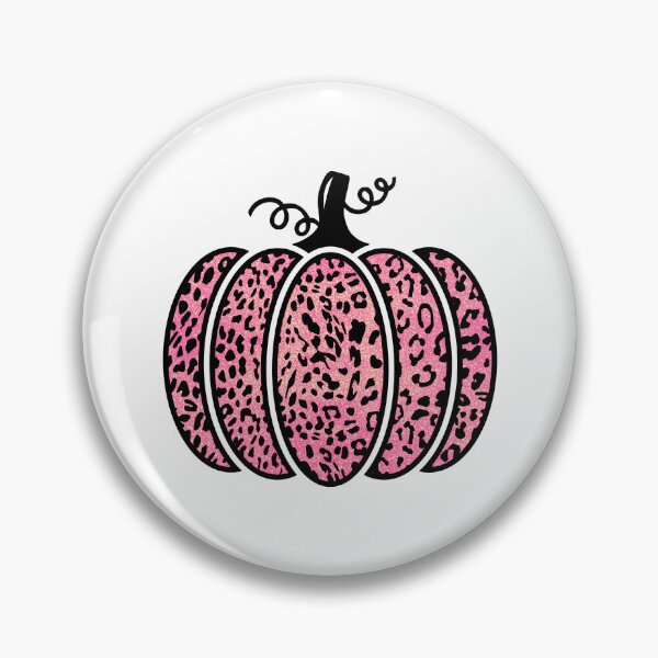 Item preview, Pink Leopard Print Halloween Pumpkin designed and sold by Horrify.