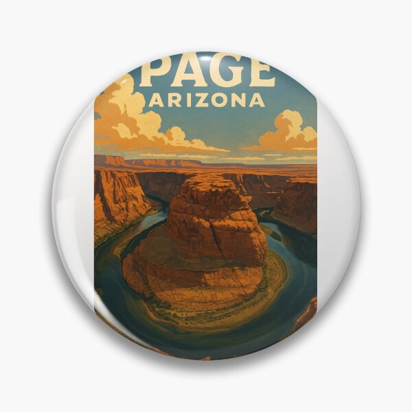 Item preview, Page Arizona View of Horseshoe Bend and Colorado River designed and sold by Places On Earth.