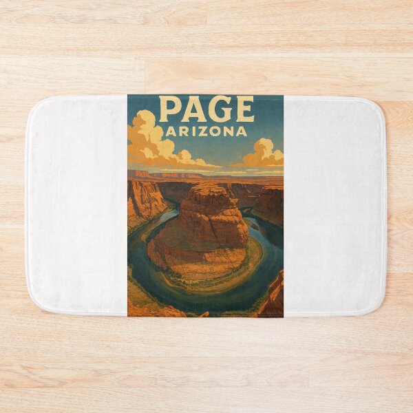 Item preview, Page Arizona View of Horseshoe Bend and Colorado River designed and sold by Places On Earth.