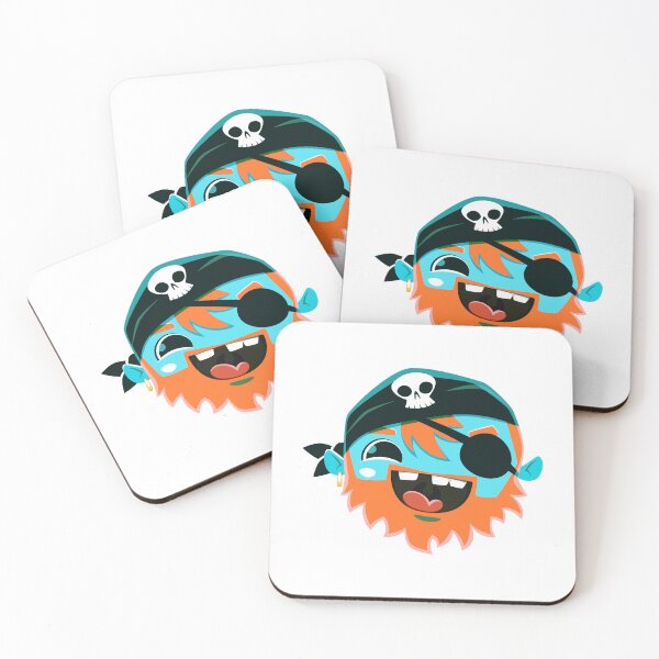 Item preview, Cute Pirate Skull Cartoon Character designed and sold by Horrify.