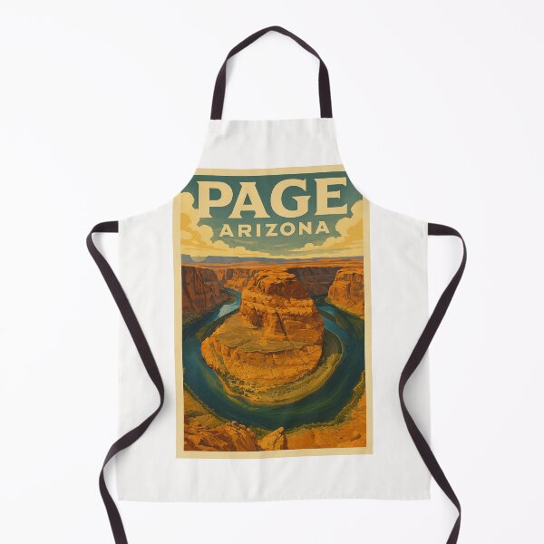 Item preview, Page Arizona Panoramic View of Horseshoe Bend and Desert Plateau designed and sold by Places On Earth.
