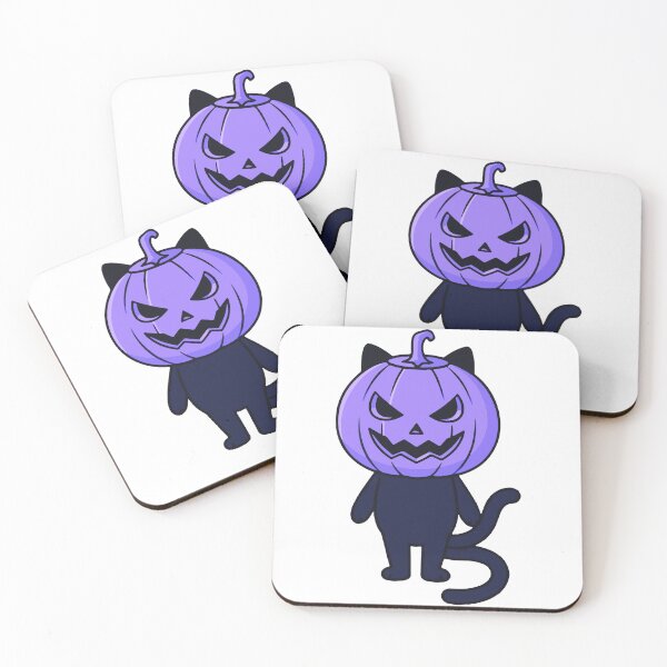 Item preview, Spooky Cute Pumpkin Head Cat designed and sold by Horrify.