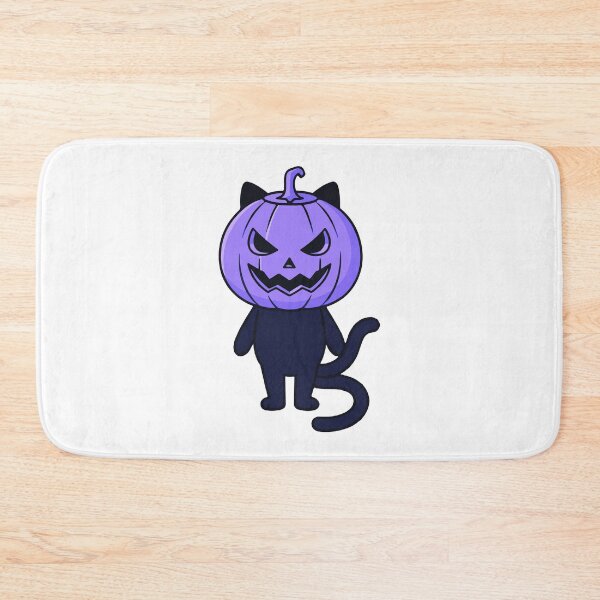 Item preview, Spooky Cute Pumpkin Head Cat designed and sold by Horrify.