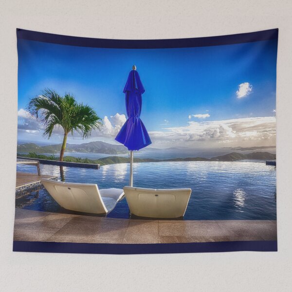 Item preview, Infinity Pool Overlooking Coral Bay - St. John designed and sold by Kathy Weaver.