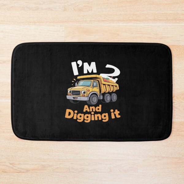 Item preview, Im 2 And Digging It 2nd Birthday Dump Truck Construction Birthday designed and sold by sky11PP.
