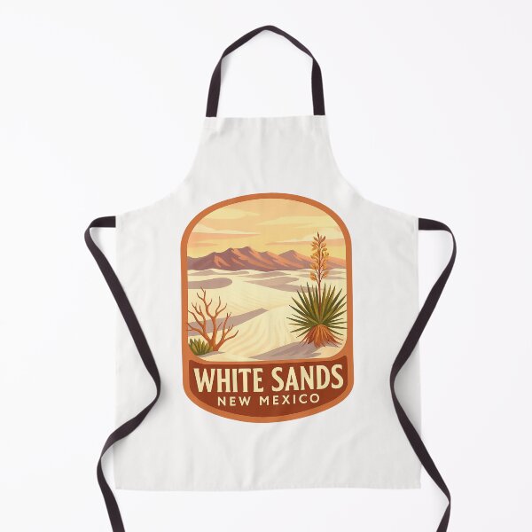 Item preview, White Sands New Mexico Dunes with Yucca and Distant Mountains designed and sold by Places On Earth.