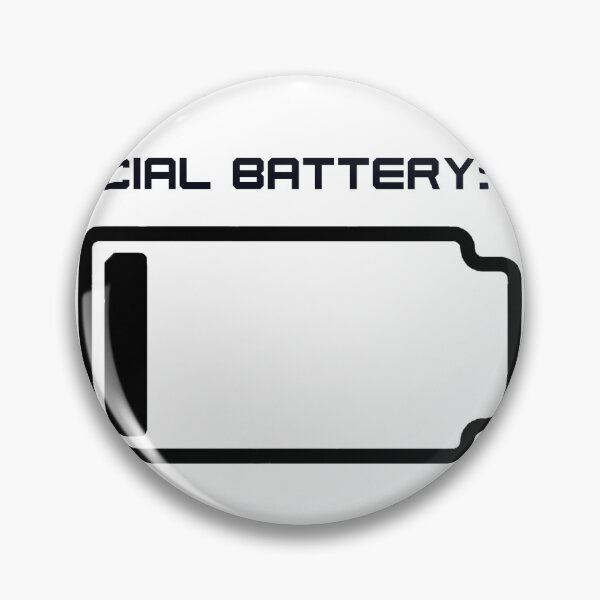 Item preview, Social Battery 1% designed and sold by neeks77.