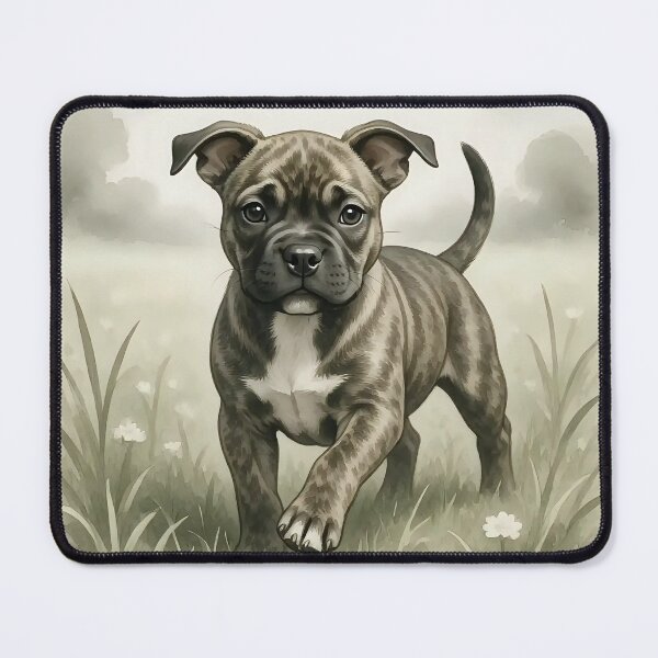 Item preview, A dog playing in a field designed and sold by Nomad-Maynard.