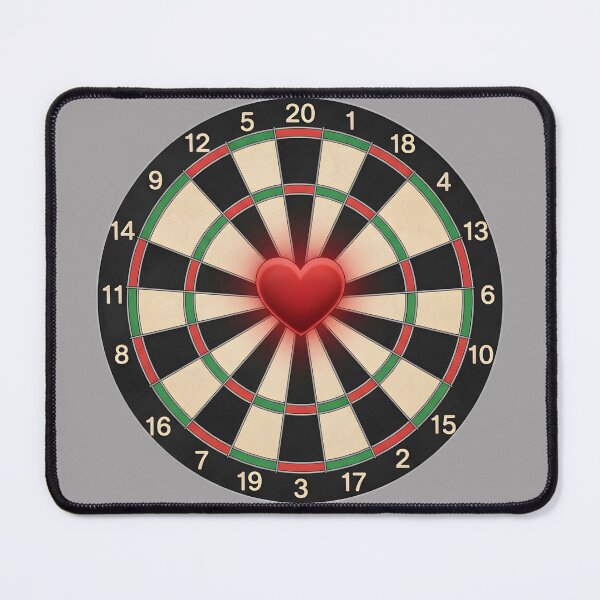 Item preview, dartboard with a red heart in the middle designed and sold by Nikoleta Vukovic.