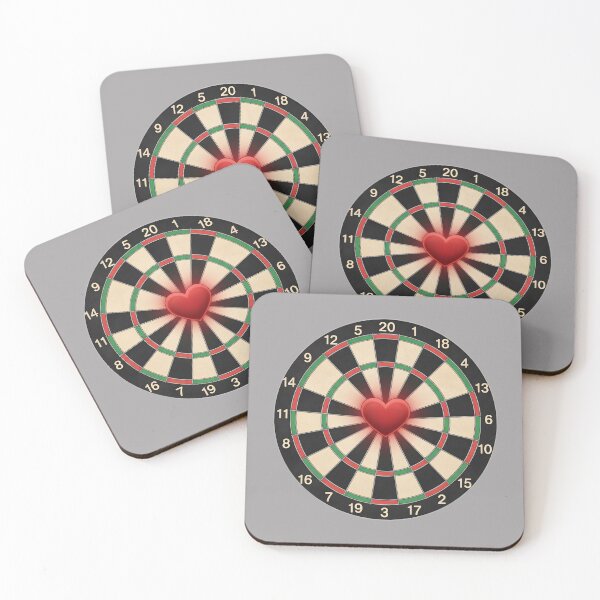 Item preview, dartboard with a red heart in the middle designed and sold by Nikoleta Vukovic.