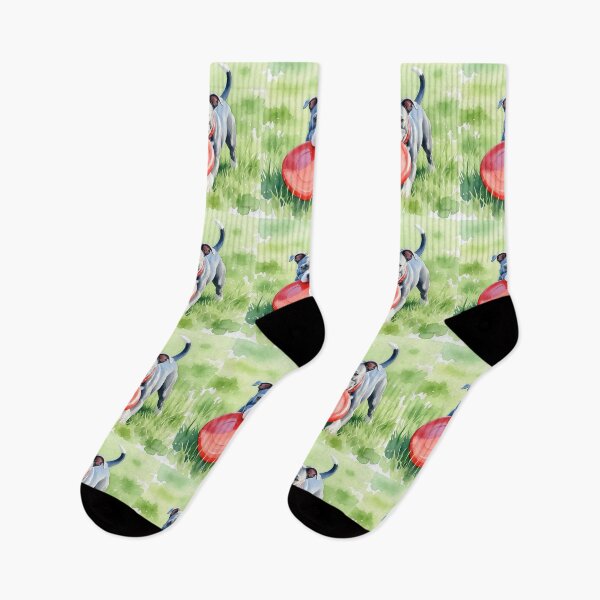 Item preview, A dog playing in a field  designed and sold by Nomad-Maynard.
