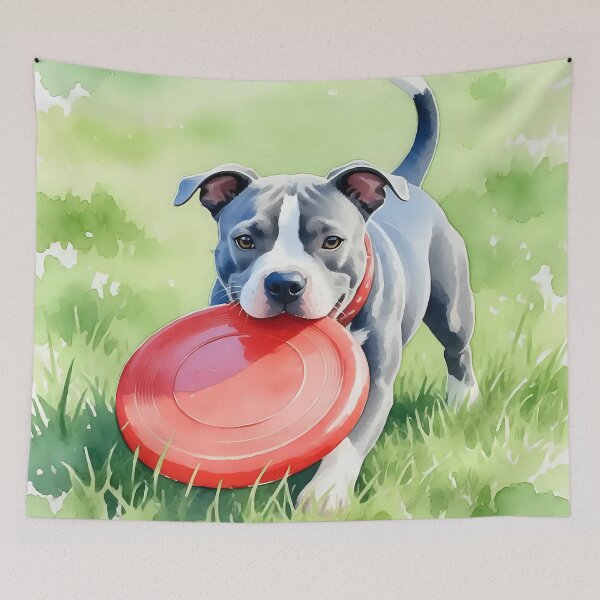 Item preview, A dog playing in a field  designed and sold by Nomad-Maynard.