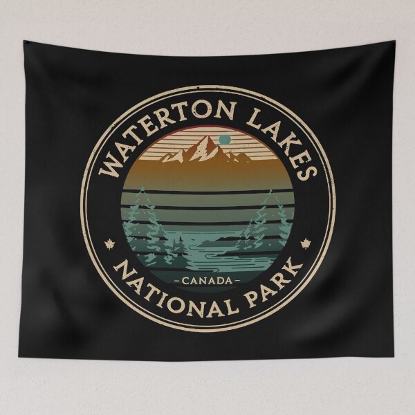 Item preview, Waterton Lakes National Park - Canada  designed and sold by GoodOldVintage.