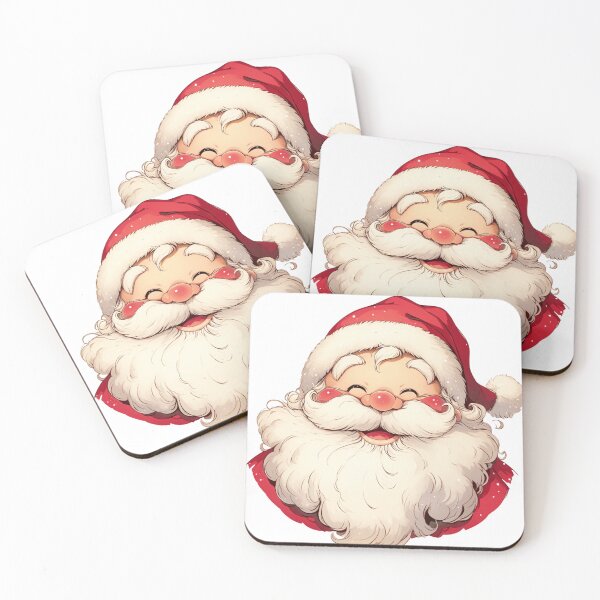 Item preview, Happy Santa Claus Holiday Design // Cozy Winter Vibes // Cartoon Christmas Art designed and sold by PatternFly.