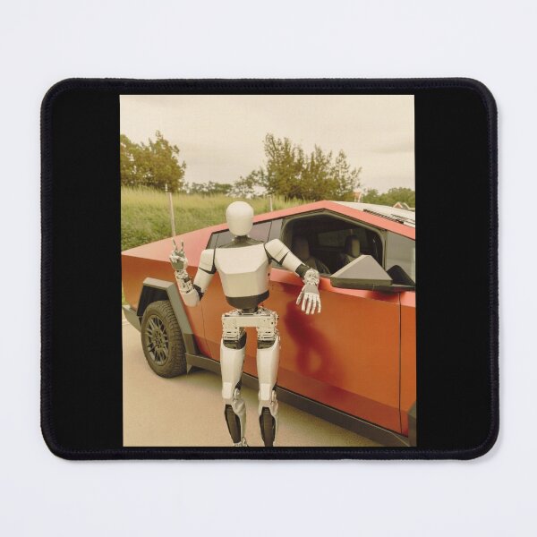 Item preview, tesla humanoid robot art designed and sold by TEEJAMBOREE.