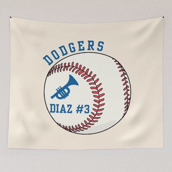 Item preview, Edwin Diaz #3 Los Angeles Dodgers designed and sold by LAKERSIN5.