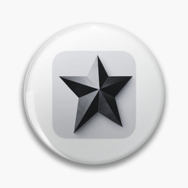Item preview, Minimal Black Geometric Star Symbol designed and sold by RED-MOUSE.