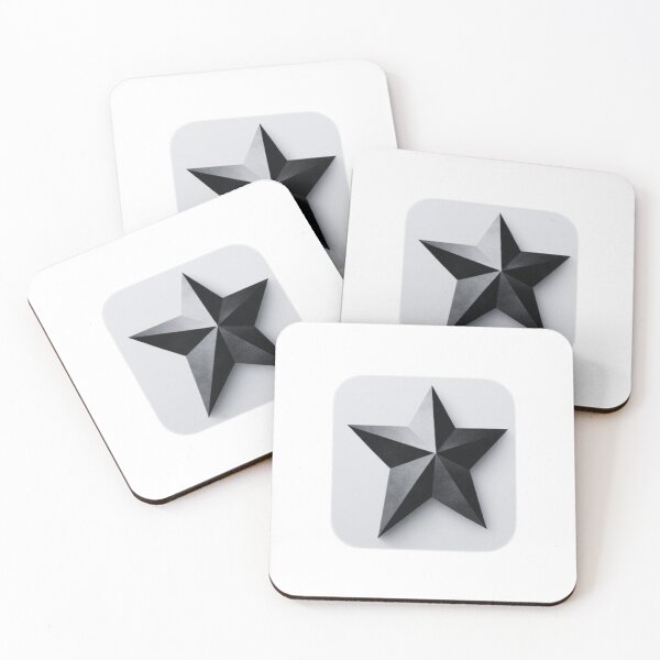 Item preview, Minimal Black Geometric Star Symbol designed and sold by RED-MOUSE.