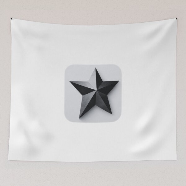 Item preview, Minimal Black Geometric Star Symbol designed and sold by RED-MOUSE.