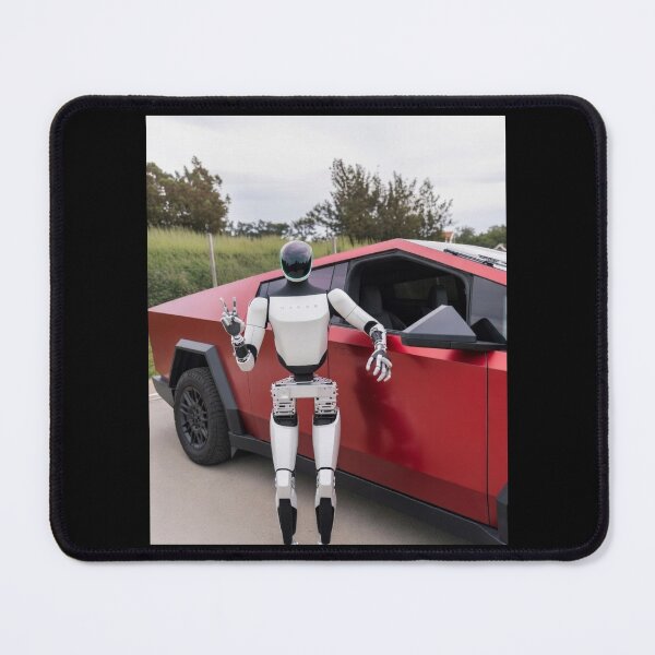 Item preview, tesla humanoid robot art designed and sold by TEEJAMBOREE.