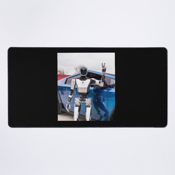 Item preview, tesla humanoid robot art designed and sold by TEEJAMBOREE.
