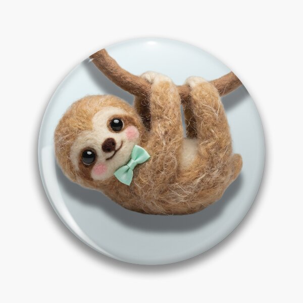Item preview, Zane the Sloth | Cozy Needle Felt Plushcore designed and sold by Velvet Studio | Sailguga.