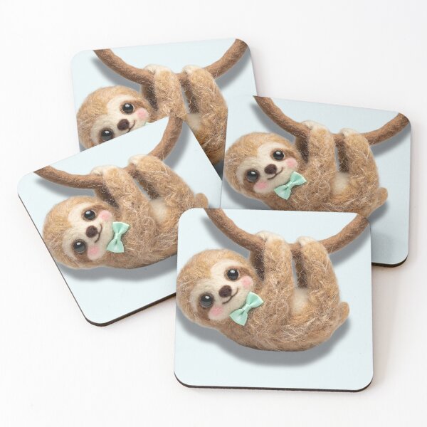 Item preview, Zane the Sloth | Cozy Needle Felt Plushcore designed and sold by Velvet Studio | Sailguga.
