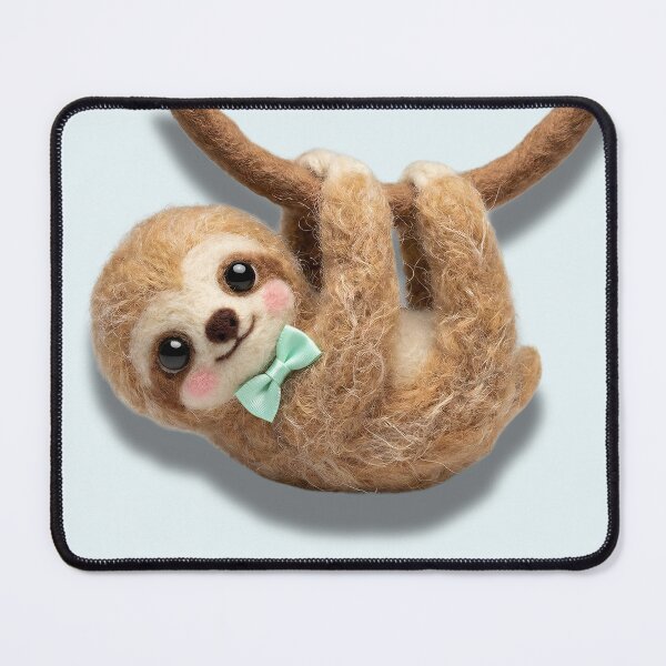 Item preview, Zane the Sloth | Cozy Needle Felt Plushcore designed and sold by Velvet Studio | Sailguga.