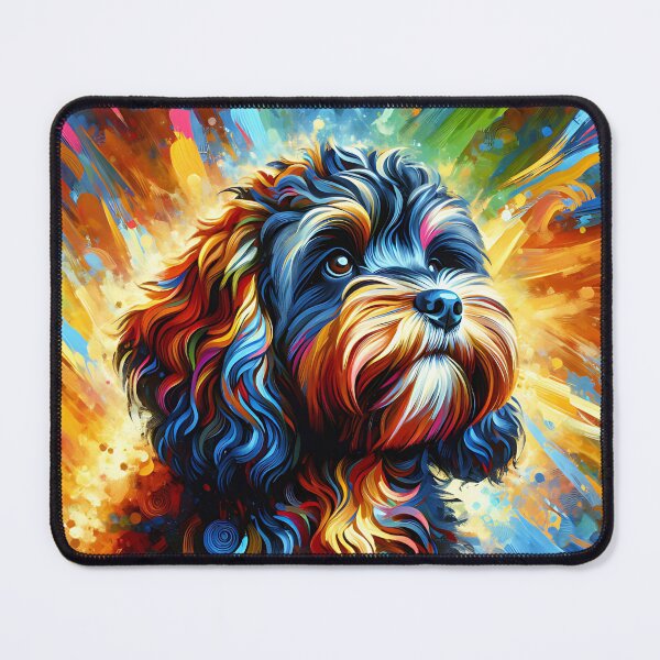 Item preview, Cockapoo Dog Acrylic Print Doggo Portrait Pet Lovers designed and sold by Puppy Puzzles Plus.