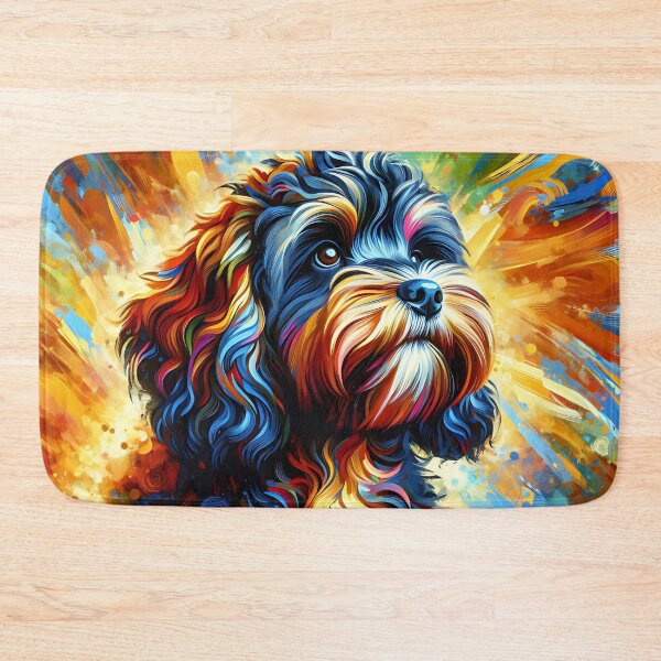 Item preview, Cockapoo Dog Acrylic Print Doggo Portrait Pet Lovers designed and sold by Puppy Puzzles Plus.