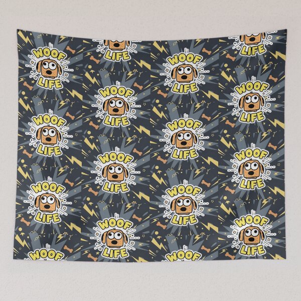 Item preview, dog woof life designed and sold by Taridesign.