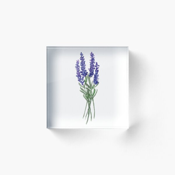 Lavender Dream Acrylic Block