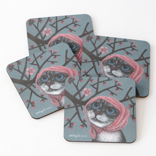 Item preview, A cat enjoying the flowers. designed and sold by EmilyDouArt.