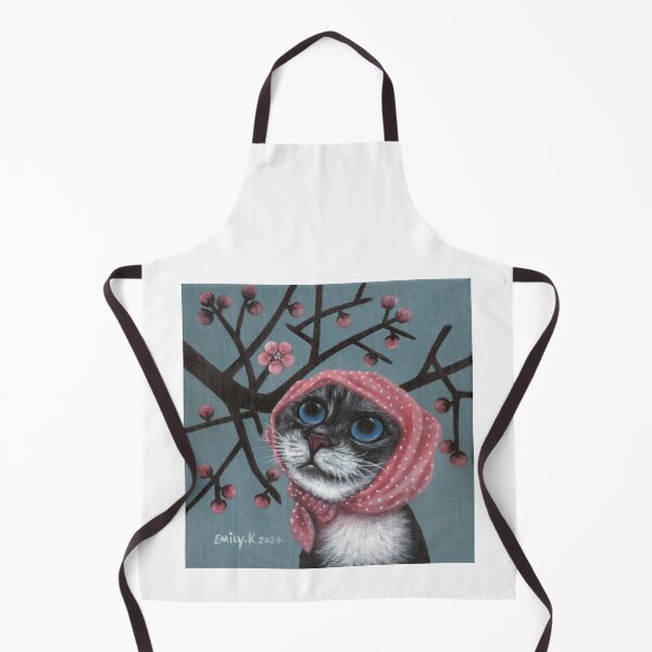 Item preview, A cat enjoying the flowers. designed and sold by EmilyDouArt.