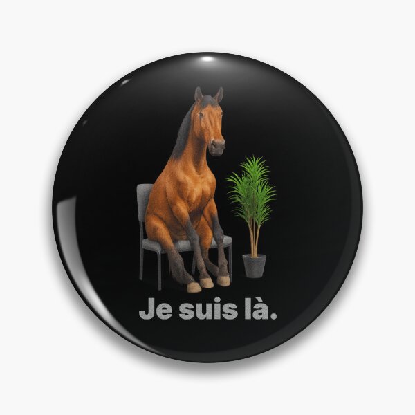 Item preview, I'm here. – Absurd Humor Sitting Horse | Animal Meme designed and sold by Badsketchclub.