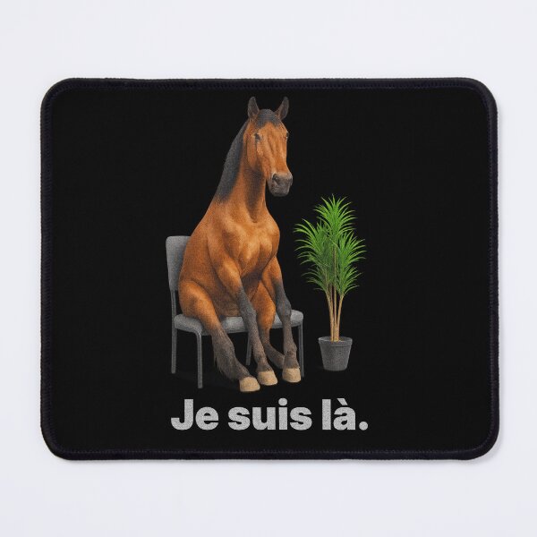 Item preview, I'm here. – Absurd Humor Sitting Horse | Animal Meme designed and sold by Badsketchclub.