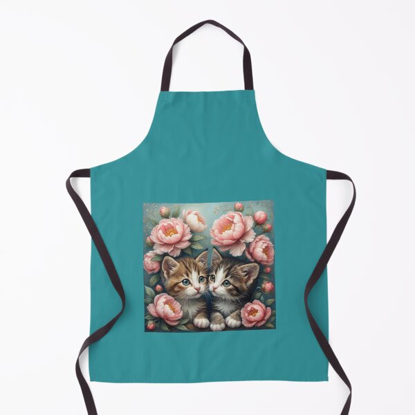 Item preview, A couple of cute kittens among the peonies. designed and sold by Natalia-Vlad.