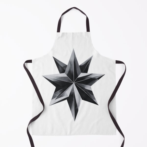 Item preview, Abstract Black Eight Pointed Star designed and sold by RED-MOUSE.