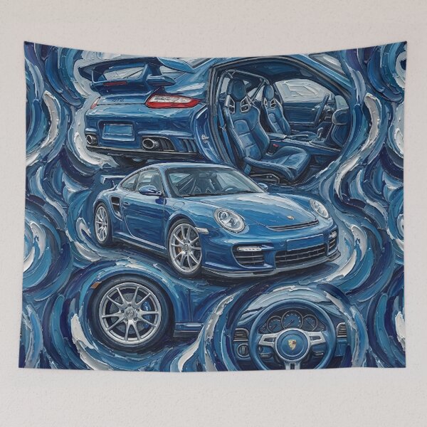 Item preview, Fast german car gt2 - amazing gt2 abstract art designed and sold by Artistic canvas store.