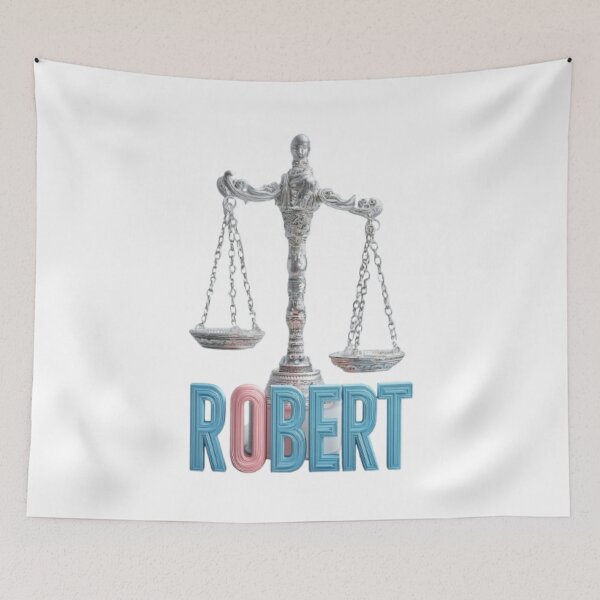 Item preview, Robert: Scales of Justice designed and sold by AlexLineArt.